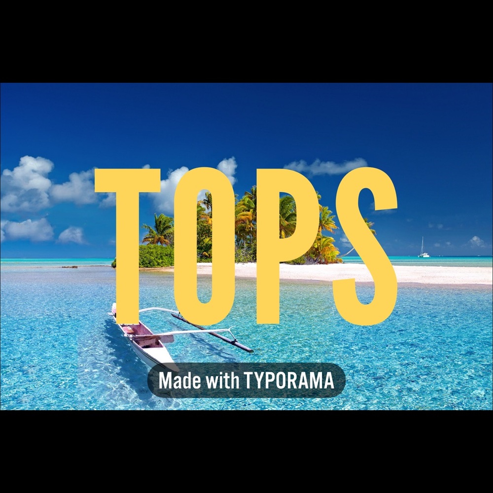 Tops for every season!